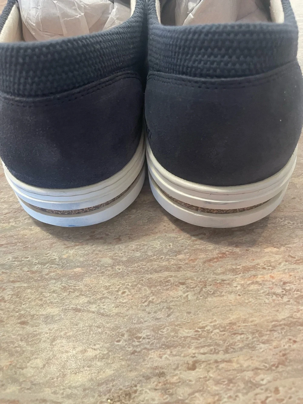 Birkenstock Men's Slip-On Oswego Midnight Blue men's size 12